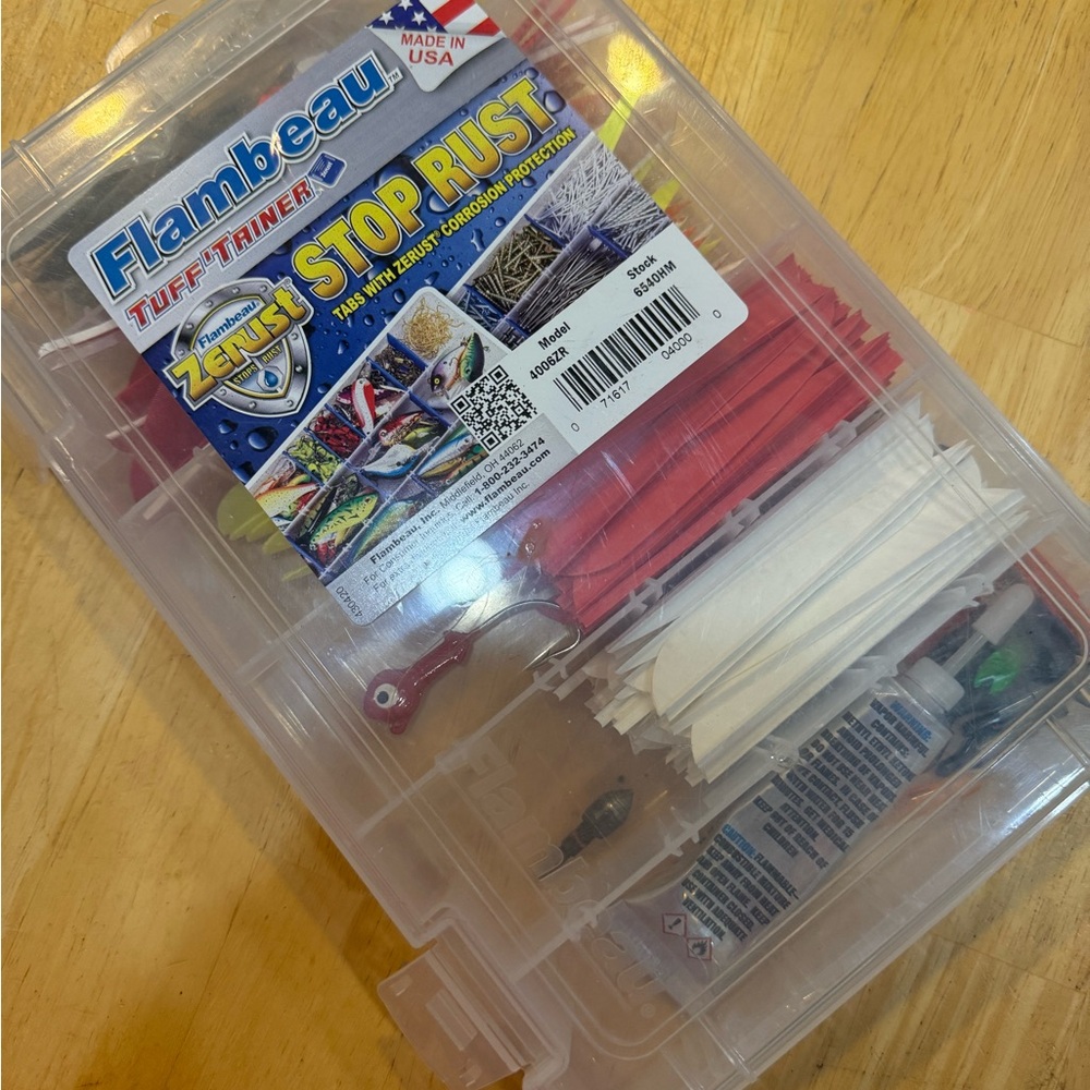 Flambeau Tuff Tainer with Red and White Dividers